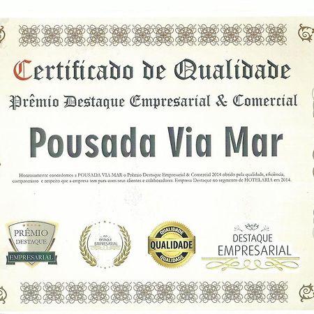 Hotel E Pousada Via Mar Itapocu Zewnętrze zdjęcie